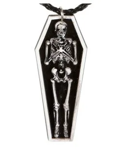 Halsband Mit Sarg-Anhänger