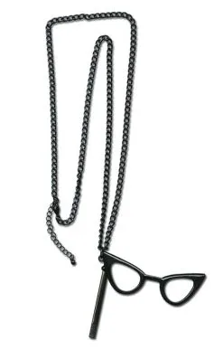 Halskette Mit Cat Eye Brille