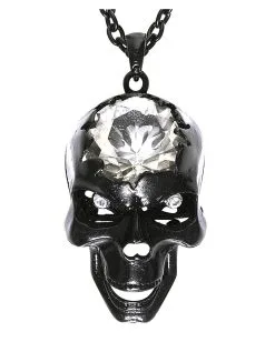 Halskette Mit Totenkopf Anhänger