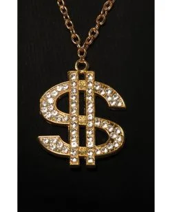 Hip Hop Goldkette Mit Dollarzeichen