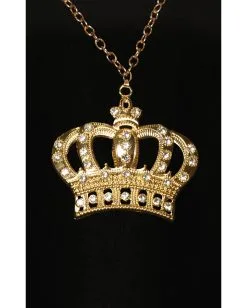 Hip Hop Goldkette Mit Krone