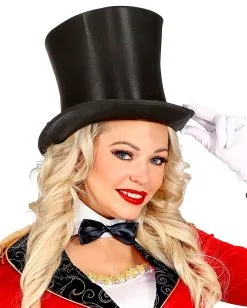 Hoher 20er Jahre Zylinder Schwarz -Cosplay Verkäufe hoher 20er jahre zylinder schwarz xxl top hat faschings huete kostuemzubehoer 39230 5