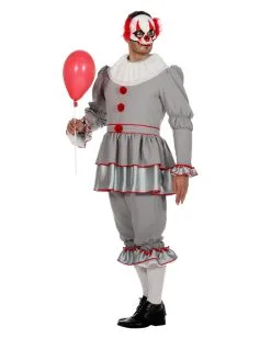 Horror Clown Herren Kostüm -Cosplay Verkäufe horror clown herren kostuem killerclown vintage verkleidung maenner halloween kostuem clown 36454 2