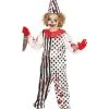 Horror-Clown Kinderkostüm -Cosplay Verkäufe horror clown kinderkostuem killerclown verkleidung fuer kinder an halloween evil clown costume 28671