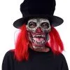 Horror Clown Maske Mit Hut 2 Horror Clown Maske Mit Hut -Cosplay Verkäufe horror clown maske mit zylinder horror clown mask with top hat 19346 01