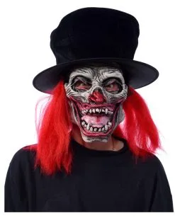 Horror Clown Maske Mit Hut