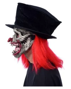 Horror Clown Maske Mit Hut -Cosplay Verkäufe horror clown maske mit zylinder horror clown mask with top hat 19346 04