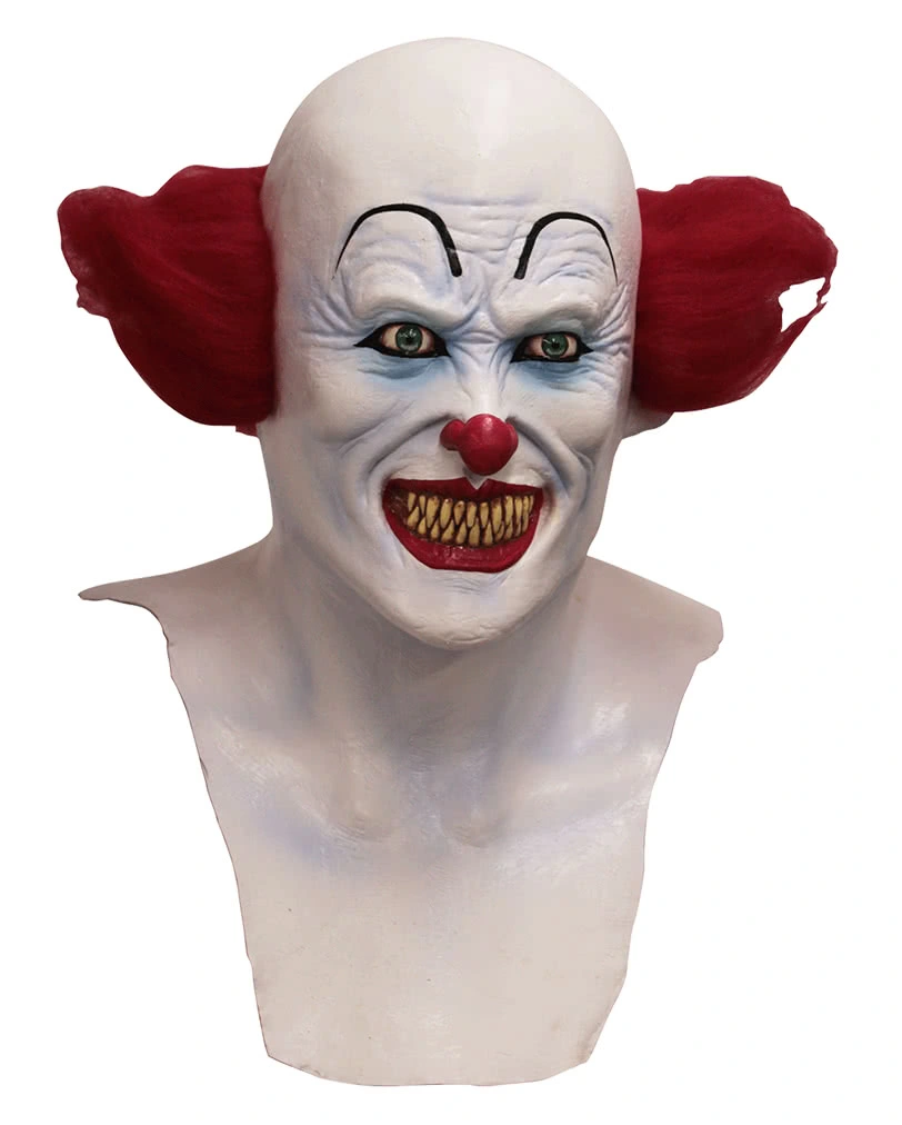 Horror Clown Maske Mit Brustteil 3 Horror Clown Maske Mit Brustteil