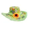 Ibiza Hut Mit Plüsch Grün -Cosplay Verkäufe ibiza hut mit pluesch gruen hippie hut faschingshut karnevalshut 29359 1