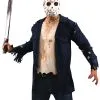 Jason Deluxe Kostüm -Cosplay Verkäufe jason kostuem jacket mit hockey maske jason voorhees kostuem jason eishockey maske 20423 3