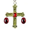 Kardinal Schmuck Set 3-teilig -Cosplay Verkäufe kardinal set 3teilig kostuemschmuck papstkette mit papstring und kreuz 20166 1