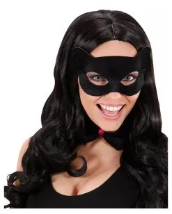 Schwarze Katzenaugen Maske -Cosplay Verkäufe katzenaugen samt catwoman maske cateyemask karnevalsmaske sexy katzenaugen 18445 04