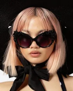 KILLSTAR Beyond The Veil Sonnenhut -Cosplay Verkäufe killstar beyond the veil sonnenhut killstar beyond the veil sunhat gothic strohhut 52597 4