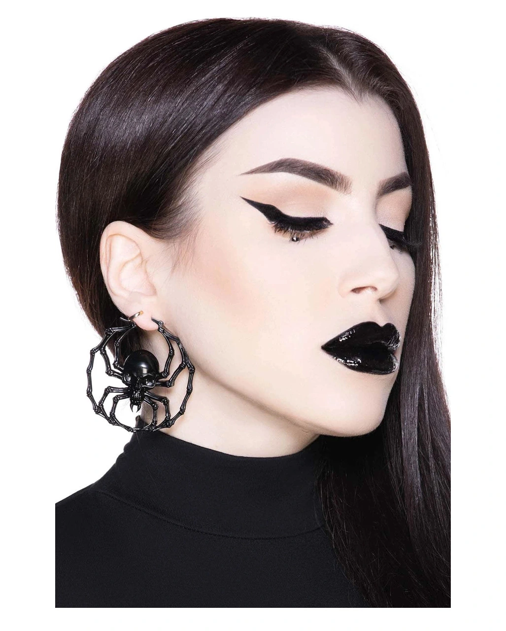KILLSTAR Deadly Spider Hoop Ohrringe 3 KILLSTAR Deadly Spider Hoop Ohrringe
