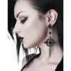 KILLSTAR Rosary Ohrringe Mit Kreuz -Cosplay Verkäufe killstar rosary ohrringe mit kreuz killstar rosary earrings with cross gothic schmuck 50931 01
