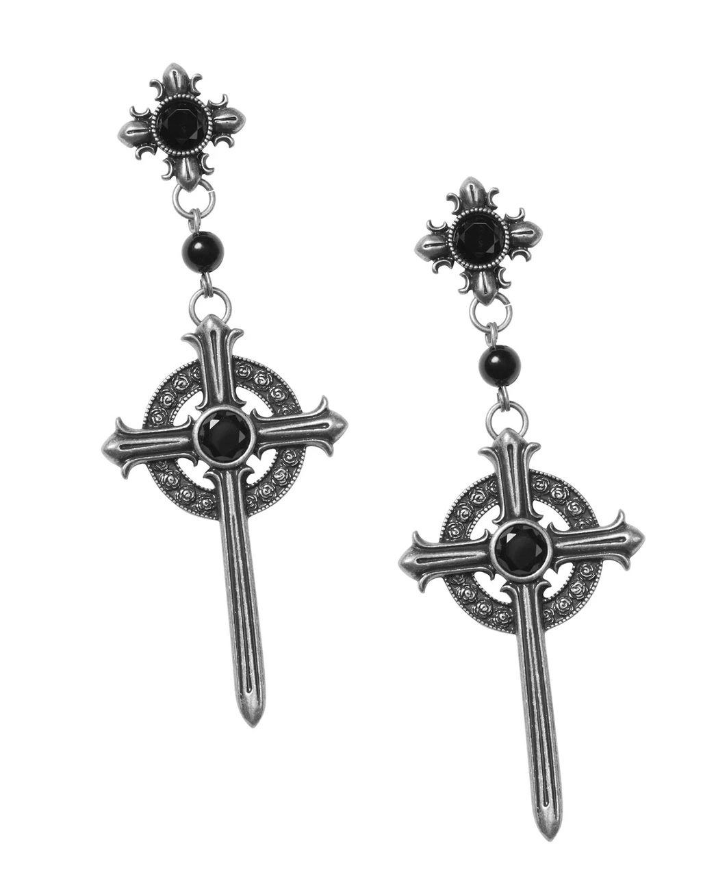 KILLSTAR Rosary Ohrringe Mit Kreuz 5 KILLSTAR Rosary Ohrringe Mit Kreuz – Bild 3