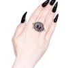 KILLSTAR Solomon's Goetla Ring -Cosplay Verkäufe killstar solomons goetla ring gothic schmuck gothic modeaccessoires 52187 01
