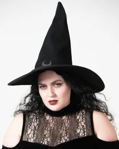 KILLSTAR Super Moon Hexen Hut 7 KILLSTAR Super Moon Hexen Hut -Cosplay Verkäufe killstar super moon hexen hut killstar accessoire killstar witch hat gothic accessoires und geschenkartikel 53725