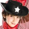 Kinder Cowboyhut Schwarz -Cosplay Verkäufe kinder cowboyhut schwarz western kostuemzubehoer kinder fasching karnevalshut kinder cowboy 15769