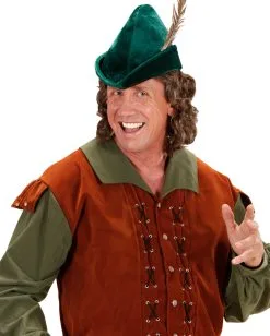 König Der Diebe Hut Mit Feder 8 König Der Diebe Hut Mit Feder -Cosplay Verkäufe koenig der diebe hut robin hood hut jaeger hut faschingshut 29340 3
