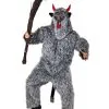 Krampus Kostüm -Cosplay Verkäufe krampus kostuem monster verkleidung fuer halloween fellteufel kostuem krampus overall 21206
