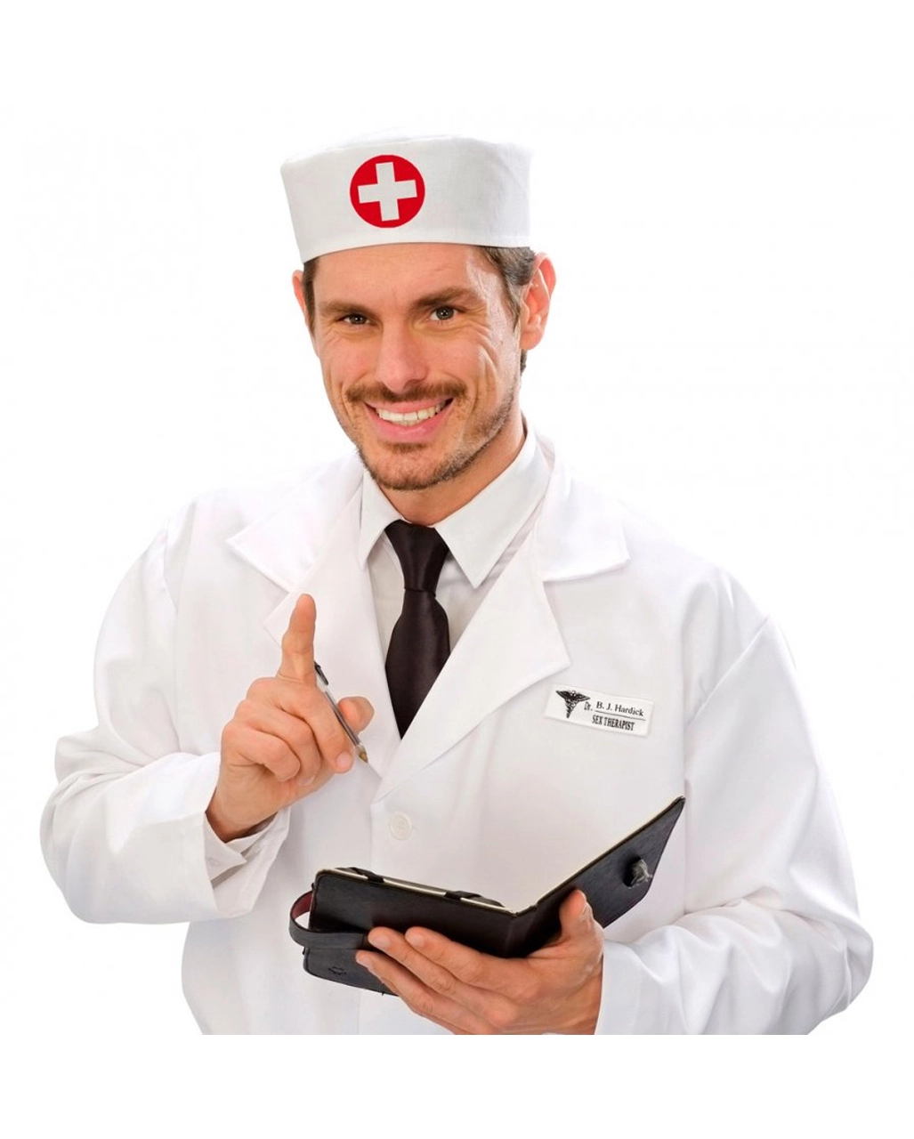 Sanitäter Arztkappe Weiß-Rot 3 Sanitäter Arztkappe Weiß-Rot