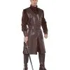 Kreuzritter Herrenkostüm Braun -Cosplay Verkäufe kreuzritter herrenkostuem mittelalterkostuem kriegerkostuem crusader costume 31451
