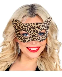 Leoparden Augenmaske -Cosplay Verkäufe leoparden augenmaske phantera augenmaske leoaprd print eyemask wildkatze augenmaske 36609 02