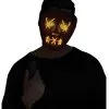 Leuchtende LED Maske Gelb - Schwarz -Cosplay Verkäufe leuchtende led maske gelb schwarz 37508 1