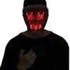 Leuchtende LED Maske Rot - Weiß -Cosplay Verkäufe leuchtende led maske rot weiss 37509 1