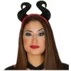 Teufelin Haarreif Mit Hörnern 2 Teufelin Haarreif Mit Hörnern -Cosplay Verkäufe maleficant haarreif schwarze teufelshoerner mit haarreif halloween haarreif 24911
