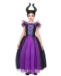 Malefizia Kinderkostüm Mit Kopfschmuck -Cosplay Verkäufe malefizia kinderkostuem mit kopfschmuck malefizia child costume with horns halloween kostuem 52046 03