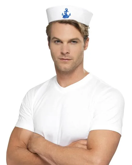 Matrosen Kappe Mit Anker -Cosplay Verkäufe matrosen hut matrosen muetze matrosen kappe sailor hat doughboy hat faschingshut 24052