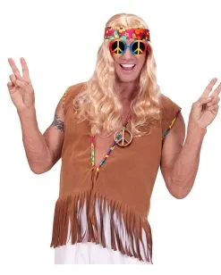 Metall Hippie Anhänger Peace -Cosplay Verkäufe metall hippie anhaenger peace peace kette hippie kette metal hippie neclace peace 17217 3