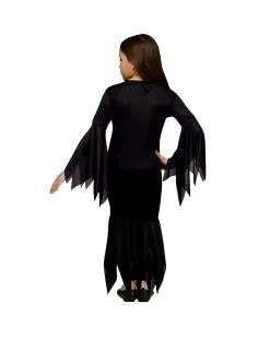 Madame Morticia Kinderkostüm -Cosplay Verkäufe morticia kinder kostuem fuer halloween morticia kids costume for halloween 50966 1