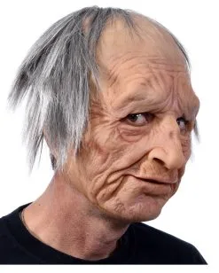 Opa Maske Mit Haaren -Cosplay Verkäufe opa maske mit grauen haaren grossvater maske mit haaren grandpa mask with hair 16513 03