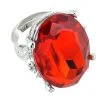 Ovaler Ring Mit Rubinrotem Schmuckstein -Cosplay Verkäufe ovaler ring mit rubinrotem schmuckstein karnevals schmuck halloween schmuck ring karnevals juwelen oval ring with ruby red gemstone 17580 1