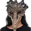 Pest Doktor Halloween Schnabelmaske Mit Federn -Cosplay Verkäufe pest doktor schnabelmaske in holzoptik mit federn holz pest maske halloween maske halloween kostuem 53433