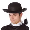 Priester Hut Mit Kordel 2 Priester Hut Mit Kordel -Cosplay Verkäufe priester hut mit kordel klassisches pfarrer kostuem zubehoer 25390