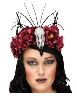 Raben Königin Kopfschmuck -Cosplay Verkäufe raben koenigin kopfschmuck halloween kostuem zubehoer raven mistress headpiece 31126 2