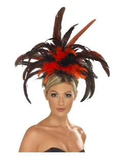 Burlesque Haarreif Mit Federn