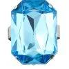 Ring Mit Aquamarinblauem Schmuckstein -Cosplay Verkäufe ring mit blauem schmuckstein karneval kostuem schmuck ring als faschings kostuem zuebhoer 17258 04