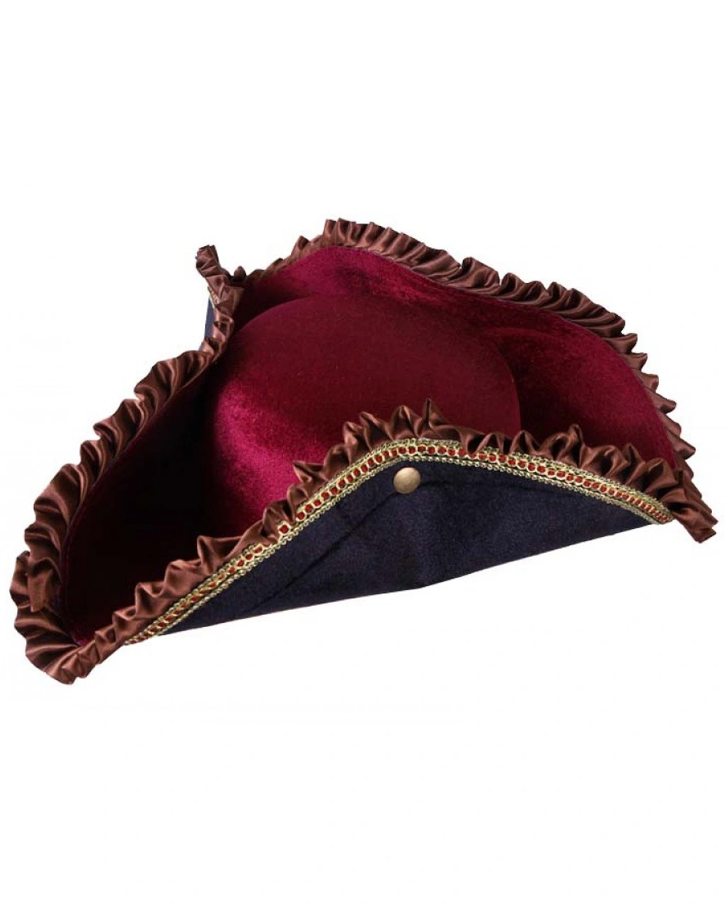 Romantischer Piratenhut Mit Ruffel Borte 3 Romantischer Piratenhut Mit Ruffel Borte