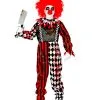 Rot/Weißer Killerclown Mit Kragen Kinderkostüm 1 Rot/Weißer Killerclown Mit Kragen Kinderkostüm -Cosplay Verkäufe rot weisser killerclown mit kragen kinderkostuem red white horror clown with collar child costume 52049 01