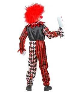Rot/Weißer Killerclown Mit Kragen Kinderkostüm 9 Rot/Weißer Killerclown Mit Kragen Kinderkostüm -Cosplay Verkäufe rot weisser killerclown mit kragen kinderkostuem red white horror clown with collar child costume 52049 04