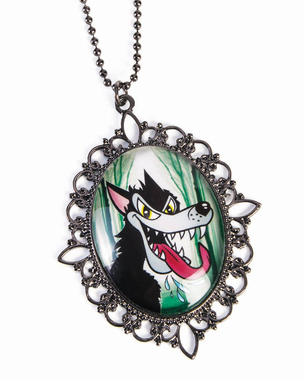 Rotkäppchen Halskette Böser Wolf 3 Rotkäppchen Halskette Böser Wolf