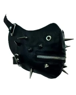 Sado Punk Halbmaske Mit Spikes -Cosplay Verkäufe sado punk halbmaske mit spikes cyberpunk halfmask with spikes halloween masken kaufen 50497 02