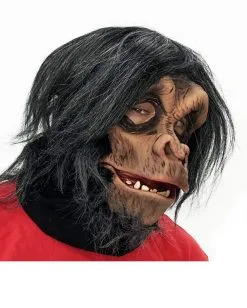 Schimpansen Maske Deluxe -Cosplay Verkäufe schimpansen maske affenmaske chimp mask tiermaske 14243 02