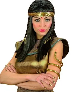 Schlangen Armreif -Cosplay Verkäufe schlangen armreif karnevals schmuck kostuemzubehoer karnevalsaccessoire snake armband 18337 03