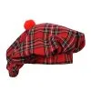 Schotten Mütze Rot Kariert -Cosplay Verkäufe schottenmuetze rot kariert schotten kostuem zubehoer faschings huete 29565